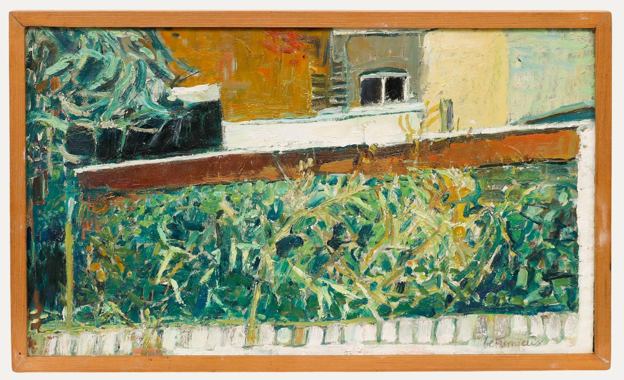 Charles Betremieux (1919-1997) - Framed 20th Century Oil, Pour Sylviane