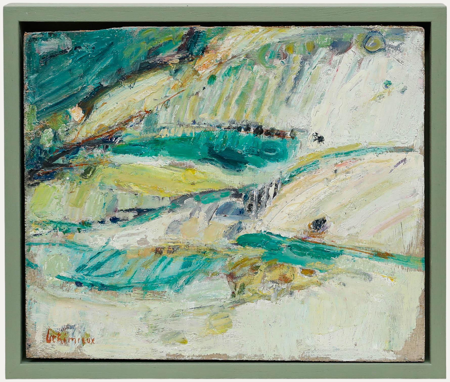 Charles Betremieux (1919-1997) - Gerahmtes Öl des 20. Jahrhunderts, Rousset