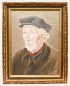 Charles Betremieux (1919-1997) - Framed Mid 20th Century Oil, Mon Père