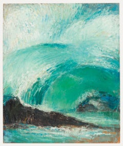 Charles Betremieux (1919-1997) - Mid 20th Century Oil, Crashing Wave