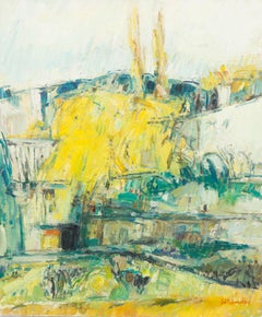 Charles Betremieux (1919-1997) - Óleo de mediados del siglo XX, Mimosa