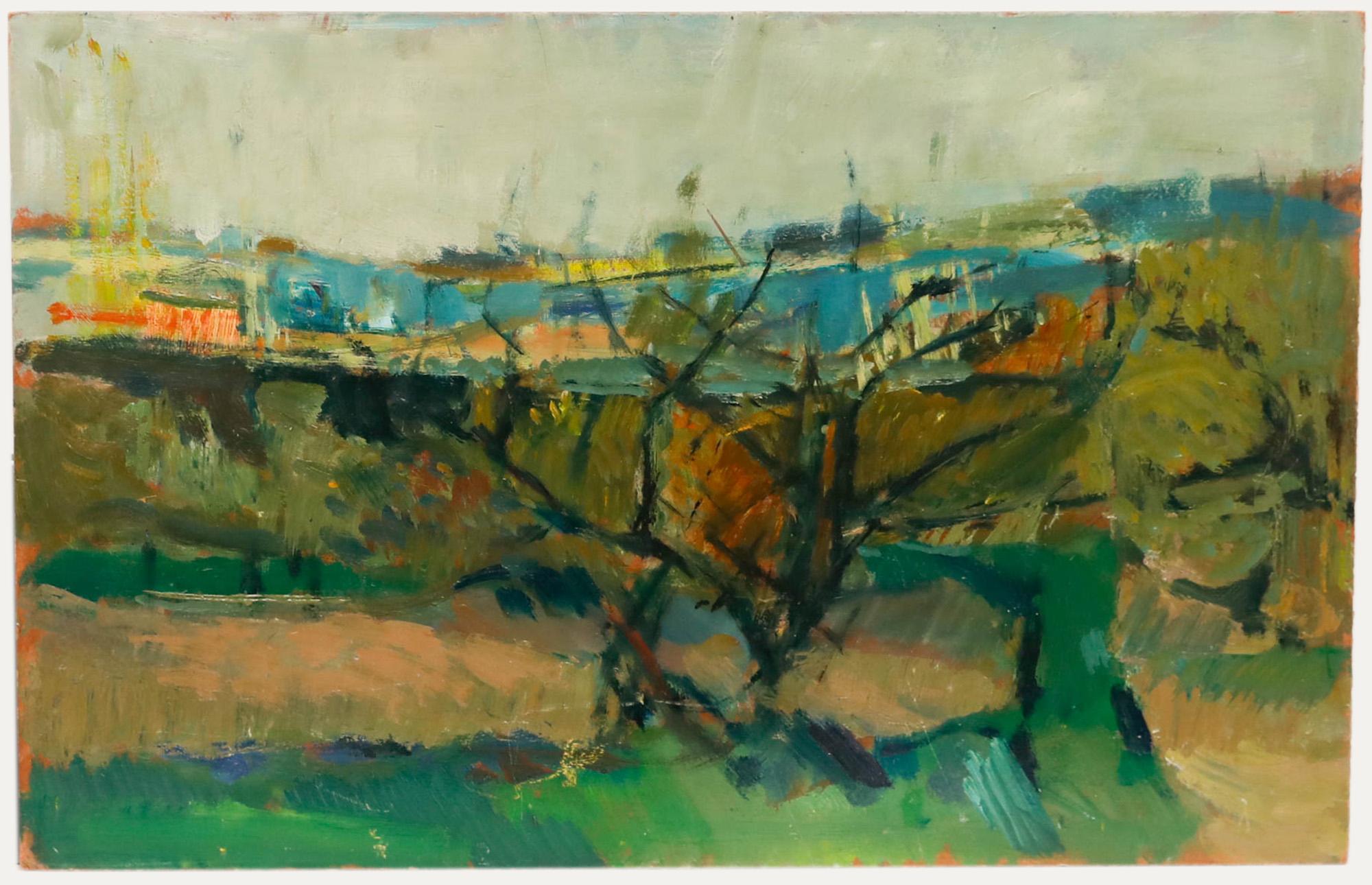 Charles Betremieux (1919-1997) - Ölgemälde, The Park, Mitte des 20. Jahrhunderts