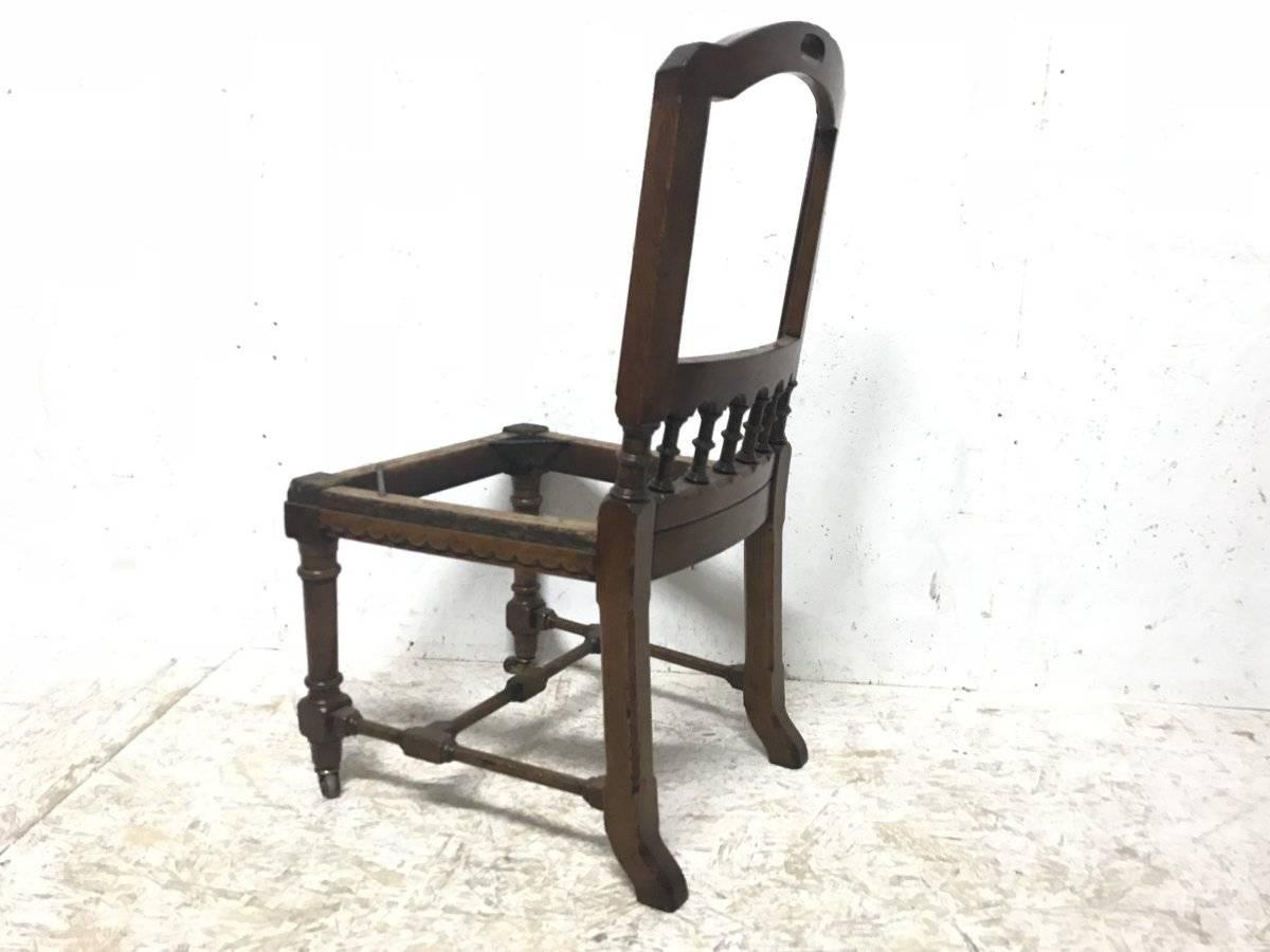 Néo-gothique Attribué à Charles Bevan, bureau ou chaise d'appoint en Oak Revive gothique en vente
