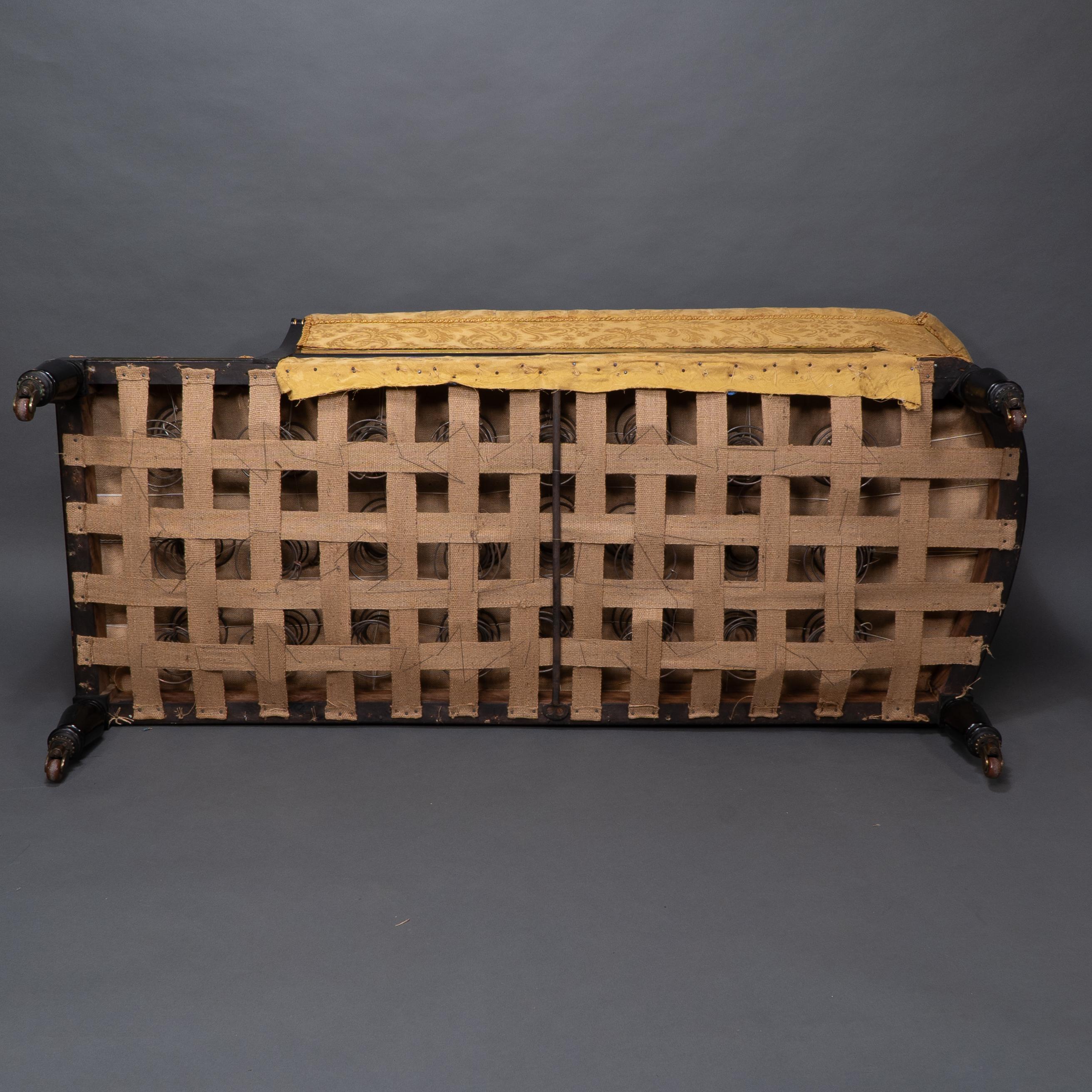 Charles Bevan. Marsh & Jones. Chaise longue avec dossier à boutons Aesthetic Movement en vente 12