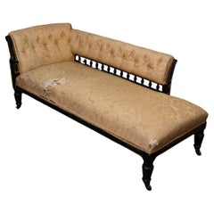 Charles Bevan. Marsh & Jones. Aesthetic Movement button back chaise lounge