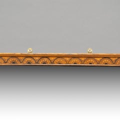 Charles Bevan stile di. Specchio da parete in rovere in stile Gothic Revival