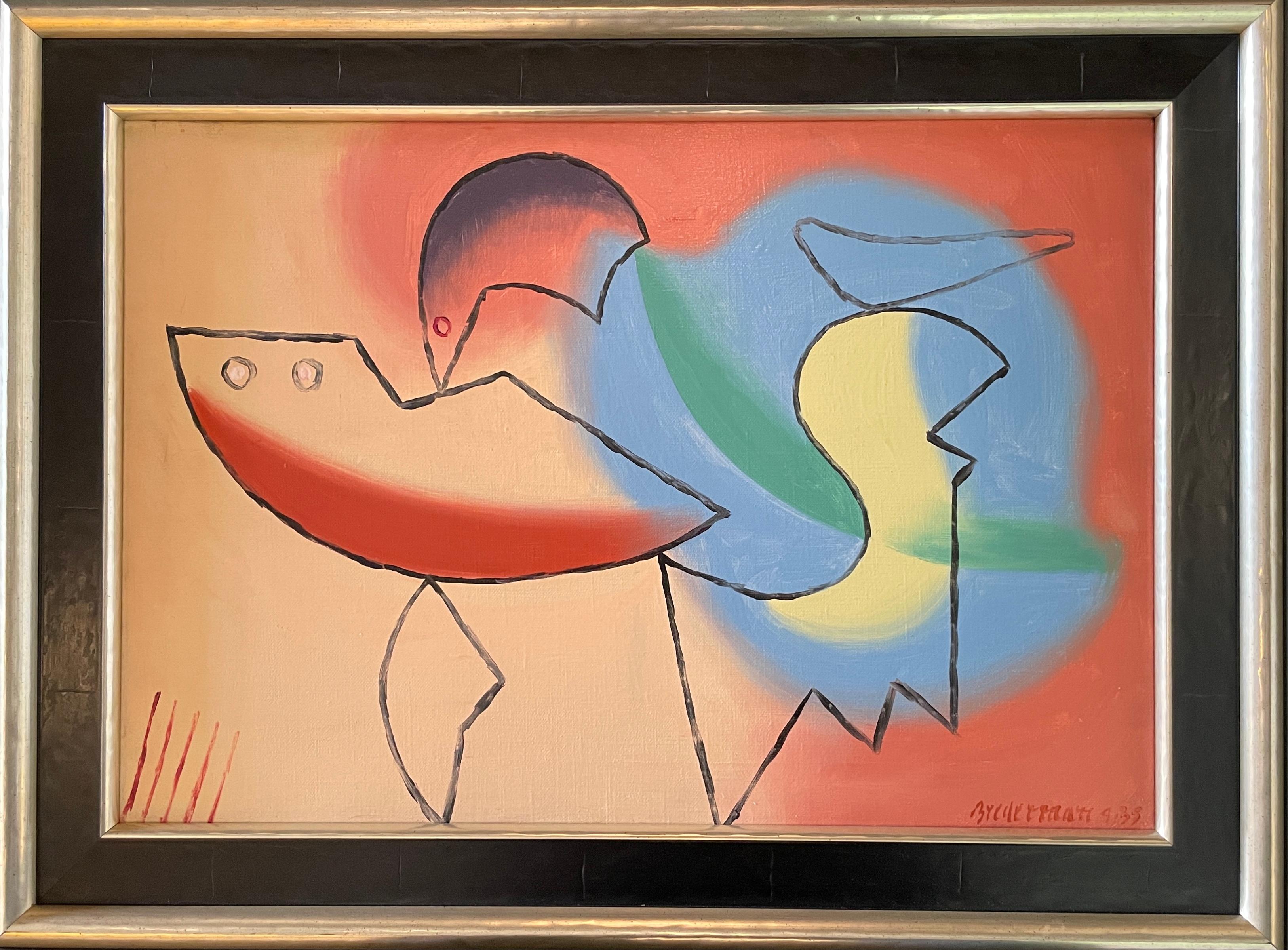 Signé et daté "Biederman 4-35" en bas à droite.

A propos de l'artiste : Charles Joseph Biederman était un artiste abstrait américain du XXe siècle, surtout connu pour ses reliefs constructivistes d'inspiration cubiste. Artistics est souvent