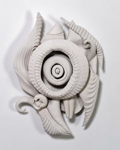 Charles Birnbaum, 371_Wall Piece No.19_2017_porcelain_19x13x5 in_Visionary