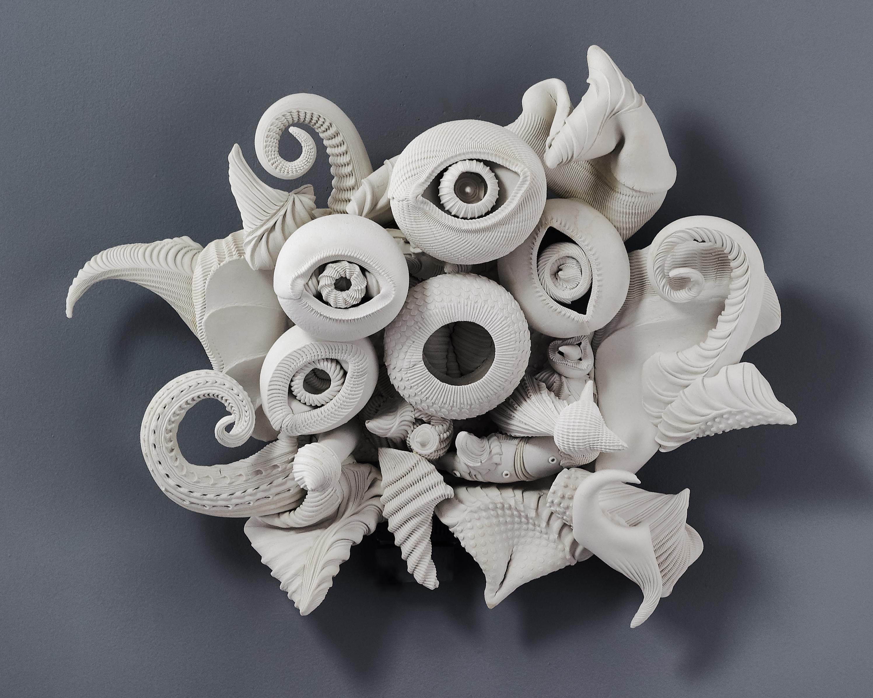 Charles Birnbaum_Wall Piece No.28_Porcelain_Maximalist Sculpture