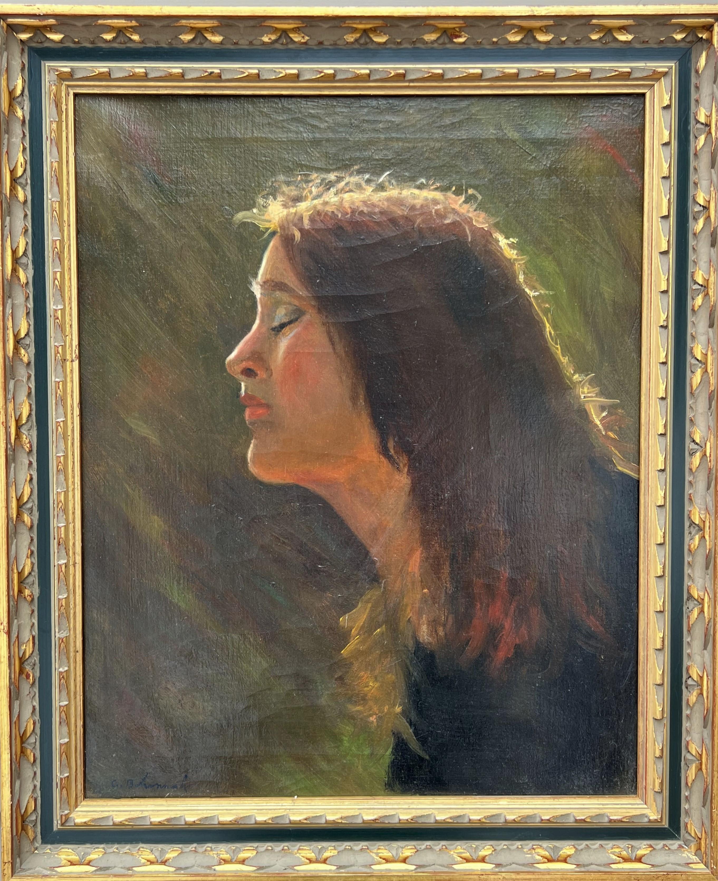 woman in gold painting value