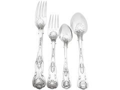 Charles Boyton II, viktorianisches Besteckset aus Sterlingsilber für Zehn