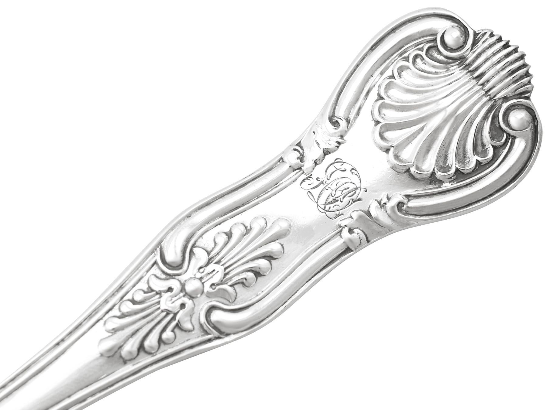 Charles Boyton II, viktorianisches Besteckset aus Sterlingsilber für Zehn im Angebot 2