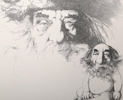And He Saw That It Was Good 2, acquaforte folkloristica di Charles Bragg