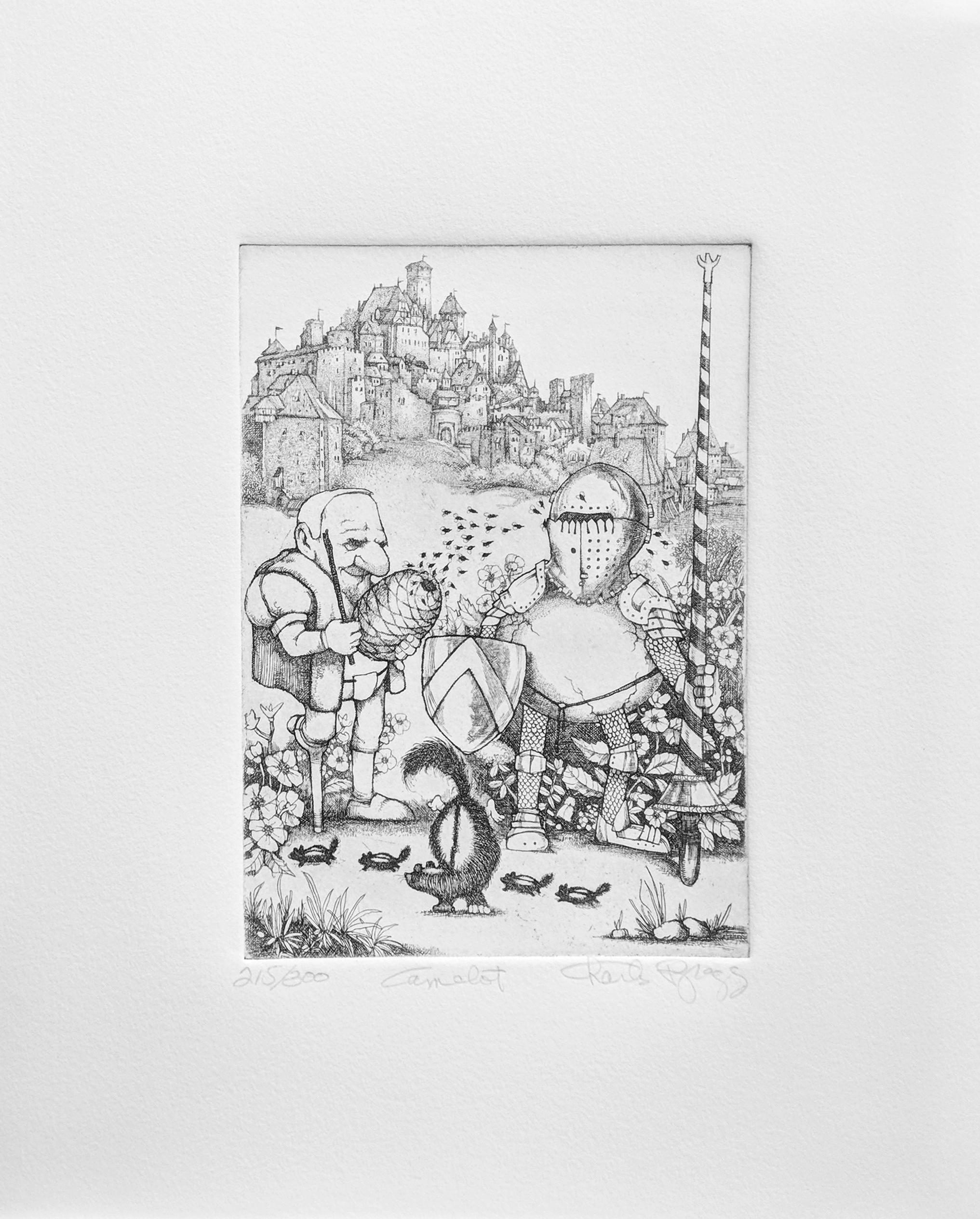 CAMELOT - Print by Charles Bragg