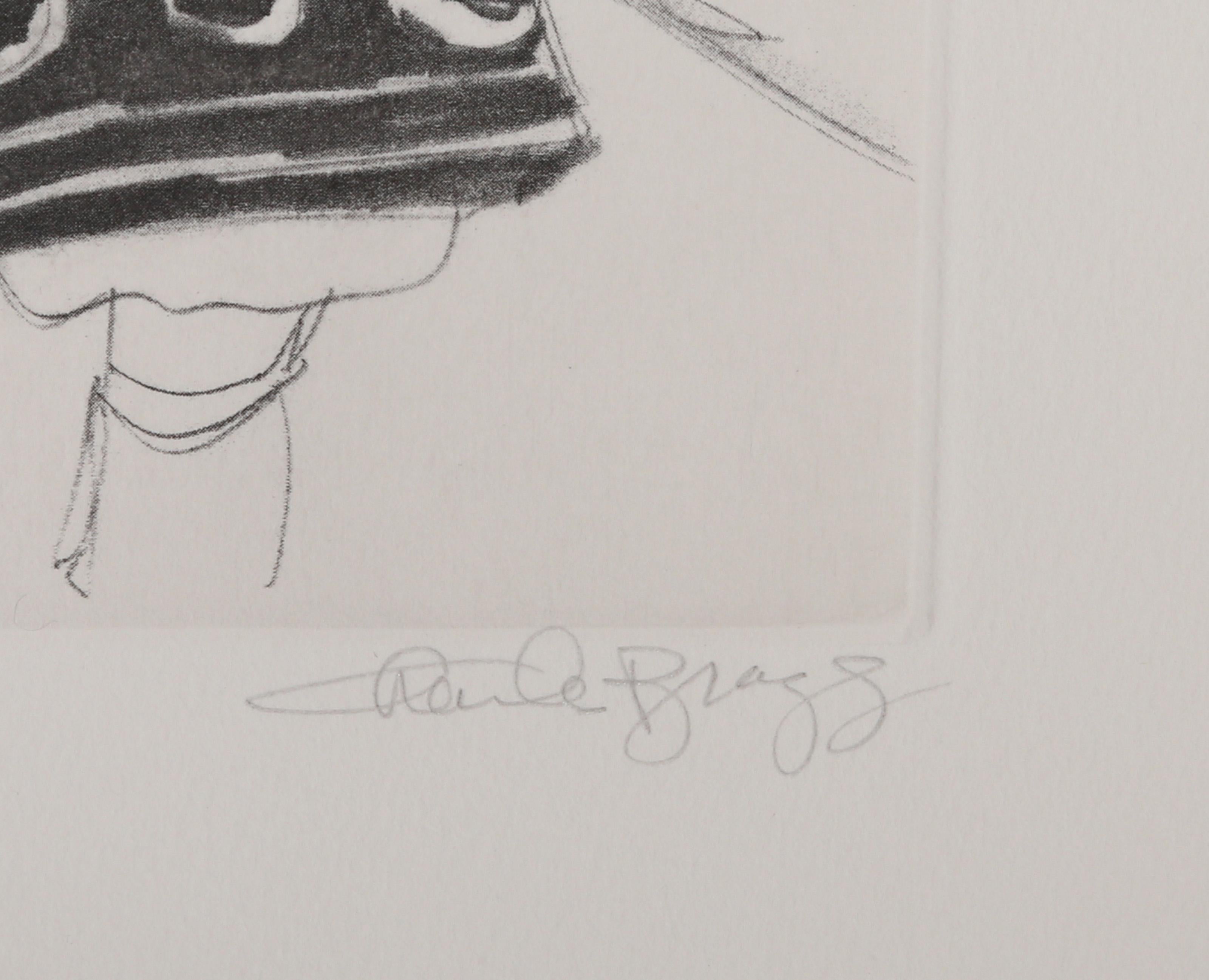 Cyrano, Folk Art Etching by Charles Bragg 2