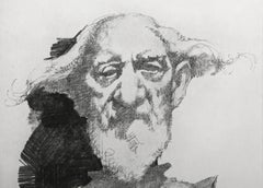 Don Quixote, Volkskunst-Radierung von Charles Bragg