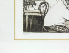 "Fuck Communism" hand-signed limited edition etching by artist Charles Bragg