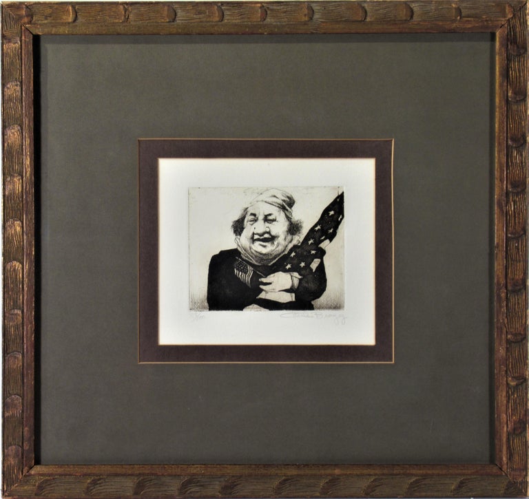Charles Bragg - Man with Flags For Sale at 1stDibs