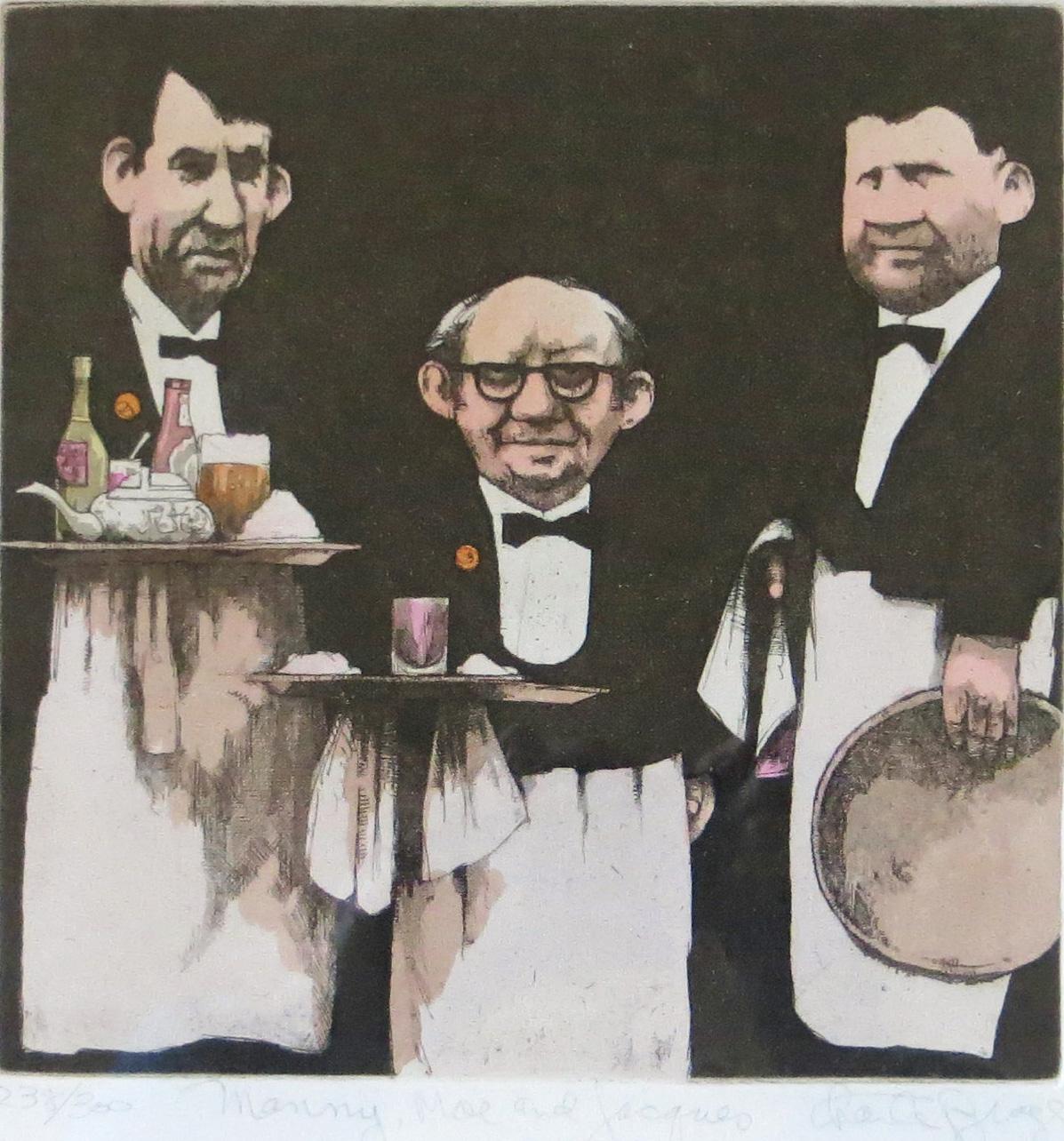 Manny, Moe and Jacques - Other Art Style Print by Charles Bragg
