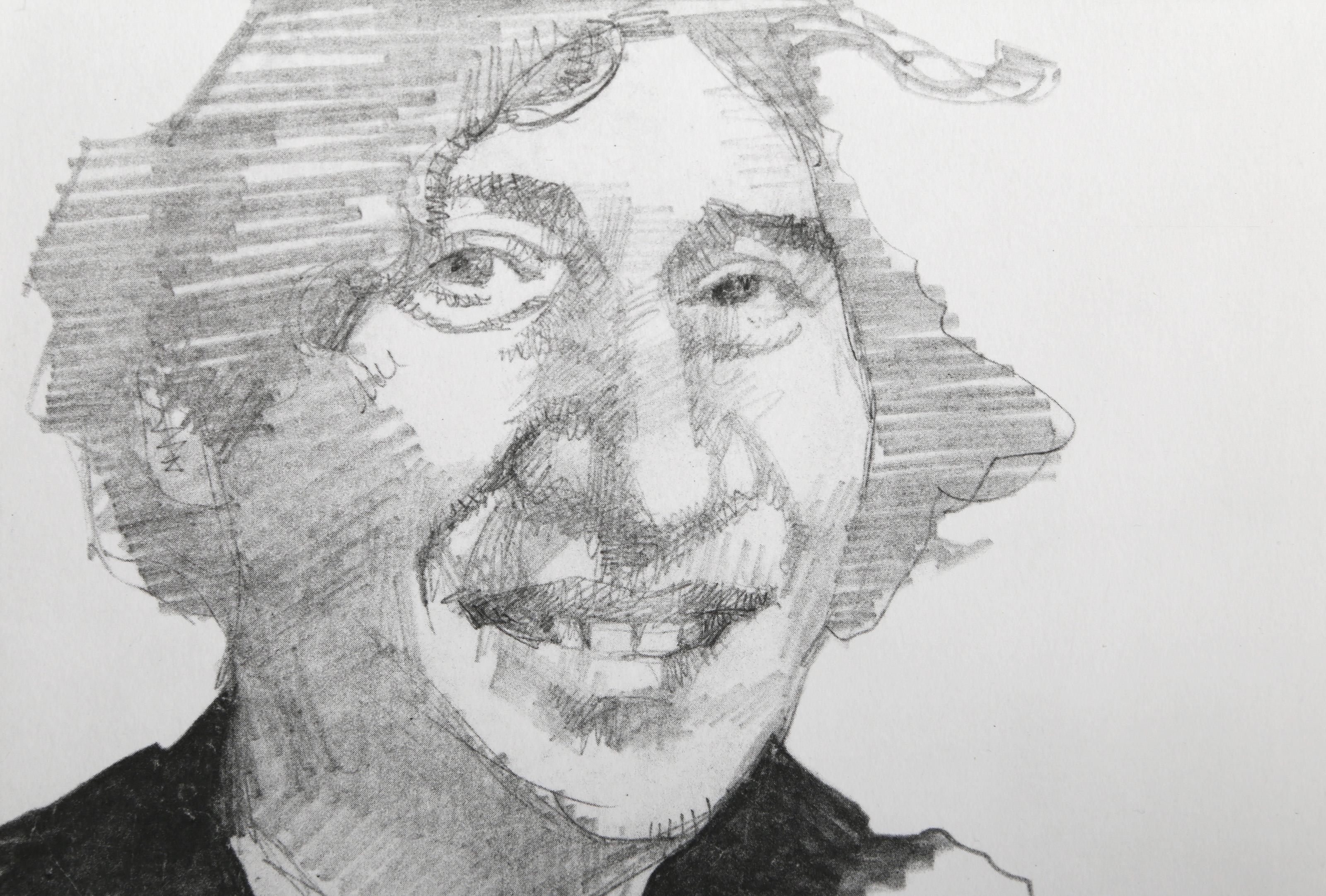 Marc Chagall, Folk Art Etching by Charles Bragg For Sale 1