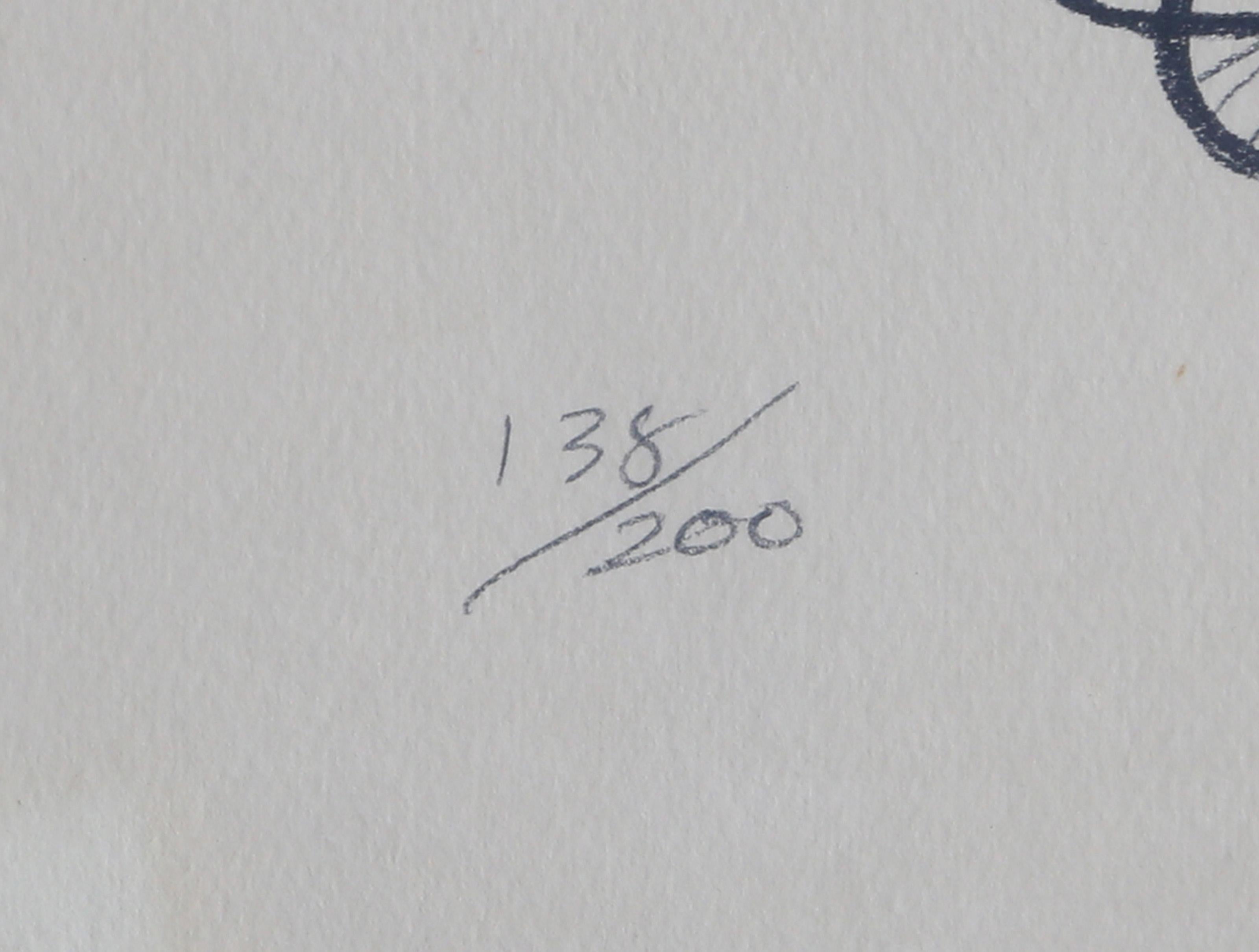 Meyer el Volador, litografía de arte popular de Charles Bragg en venta 3