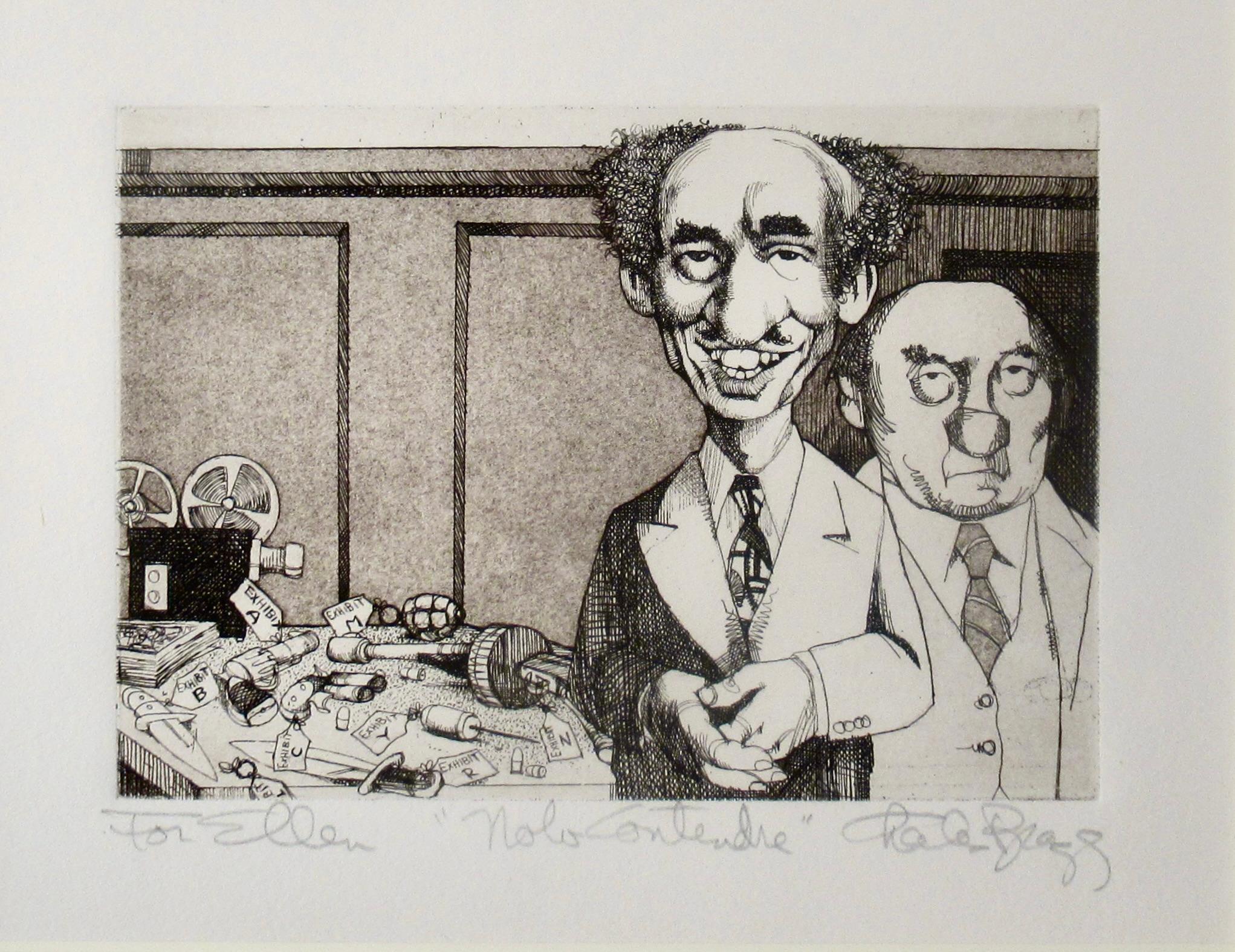 Nolo Contendere - Print by Charles Bragg