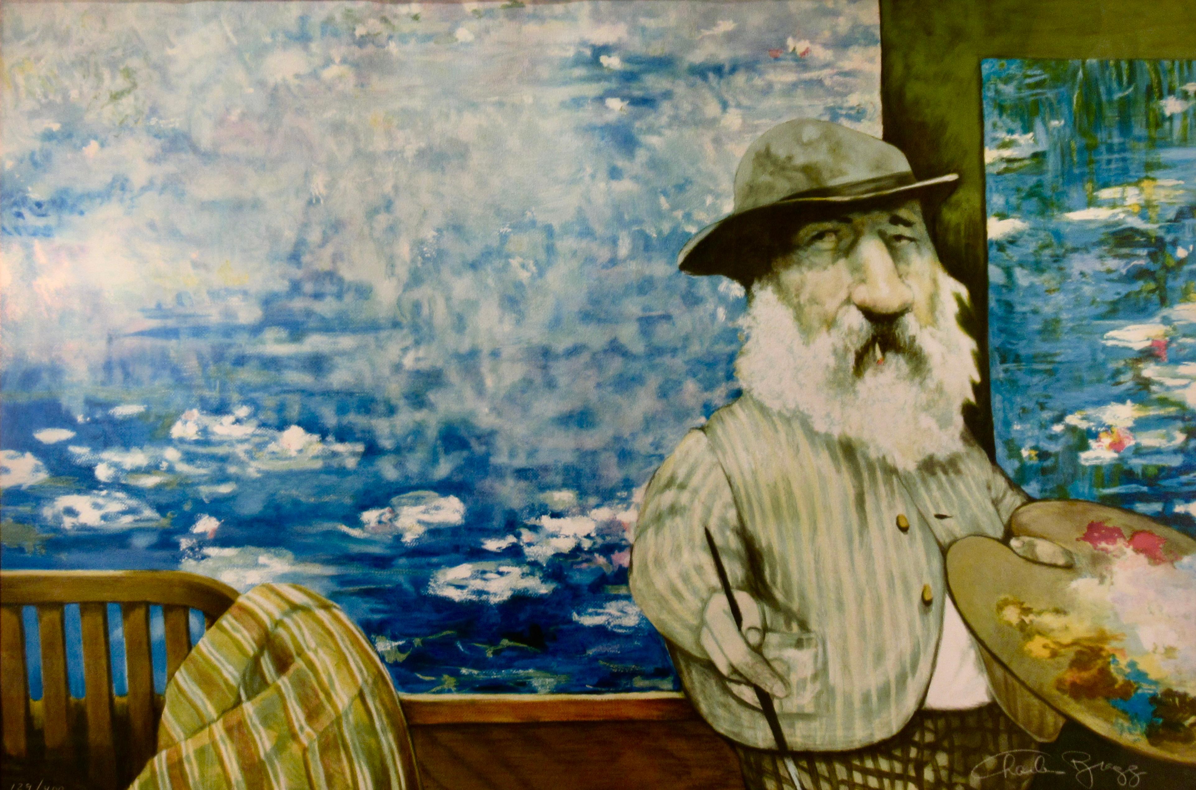 Portrait of Monet - Print by Charles Bragg
