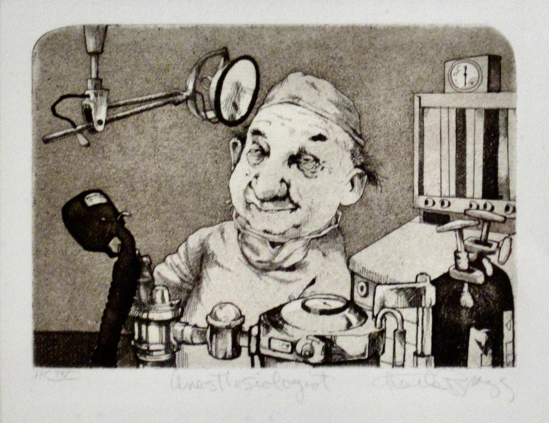 The Anesthesiologist - Print by Charles Bragg