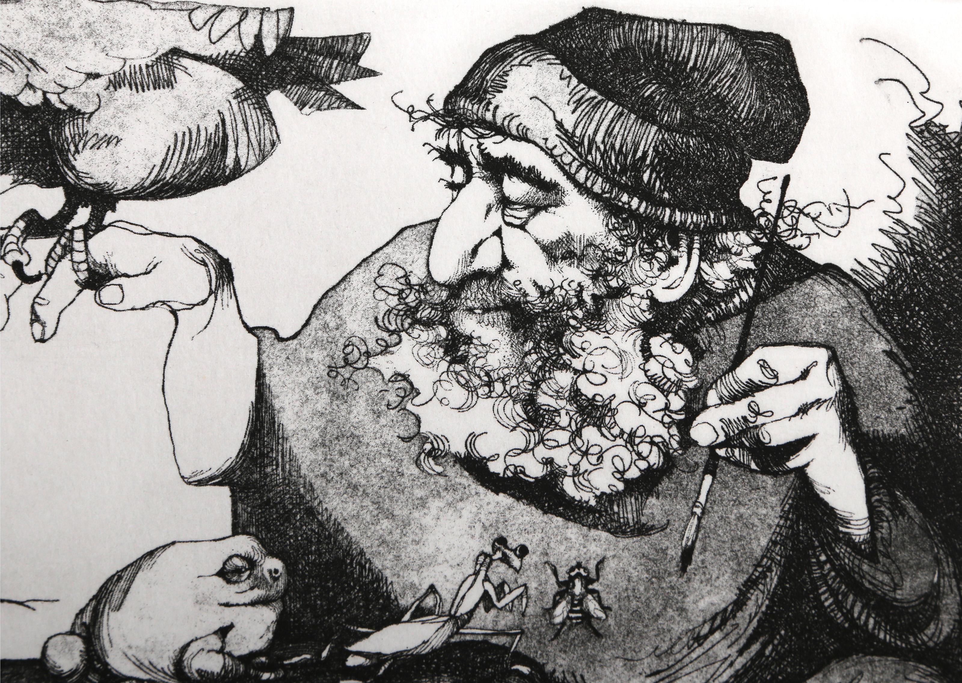 The Fifth Day, Caricature Etching by Charles Bragg For Sale 1