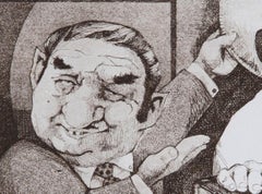 Il Giuramento, litografia caricaturale di Charles Bragg