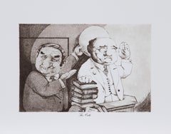 El juramento, litografía caricaturesca de Charles Bragg