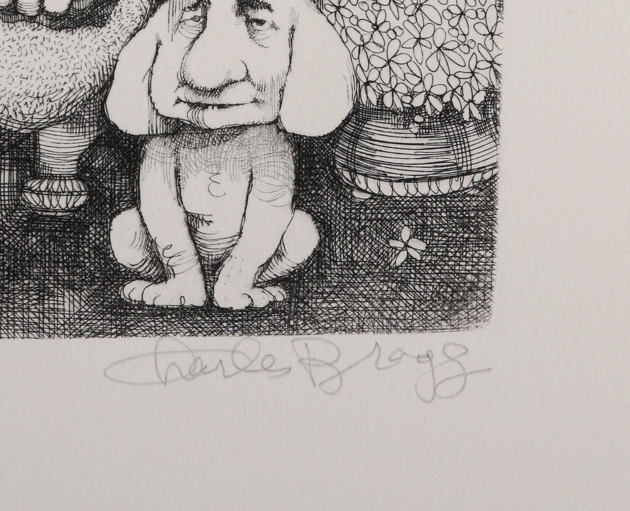 The Perfect Couple 2, Etching by Charles Bragg For Sale 2