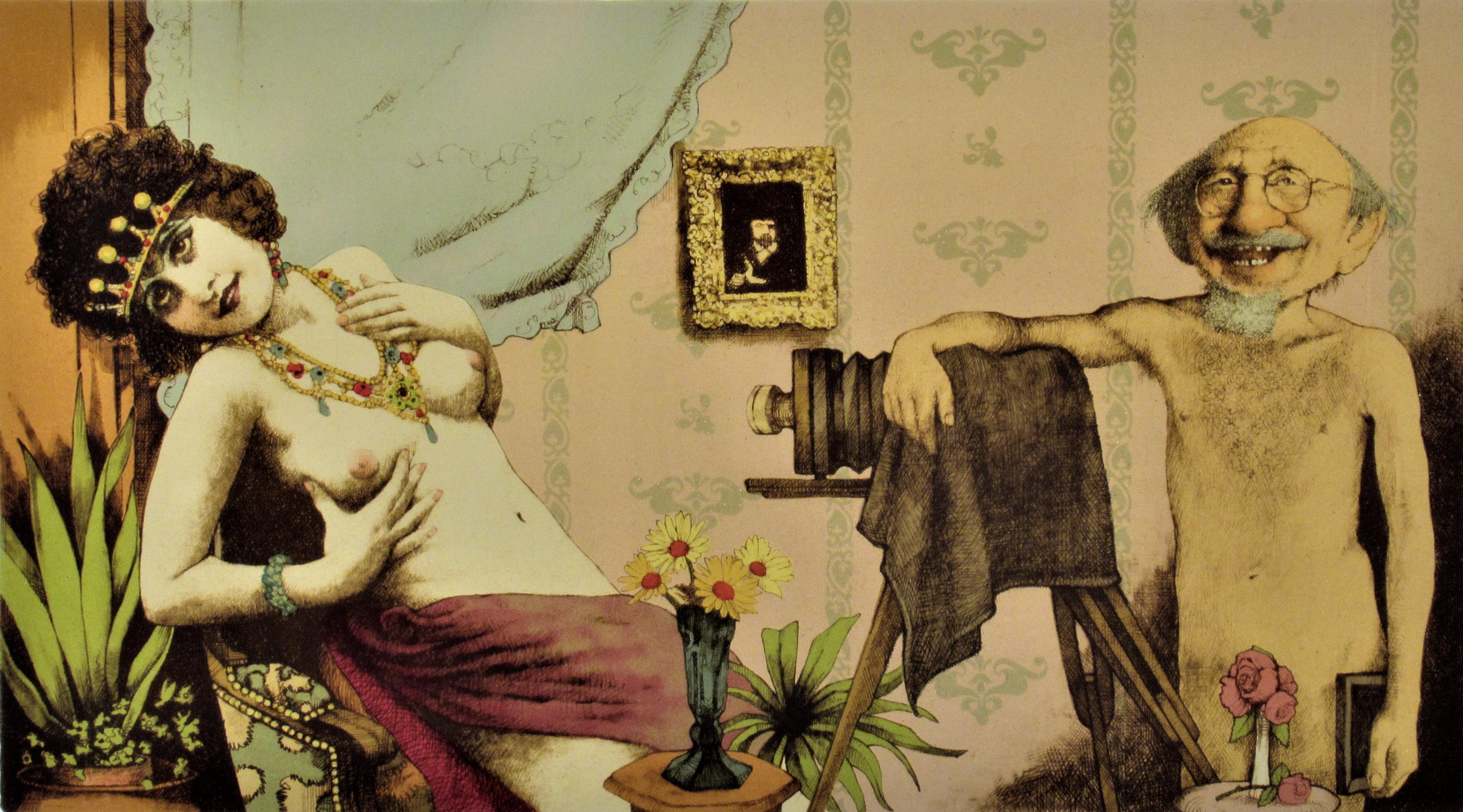 The Photographer - Print by Charles Bragg