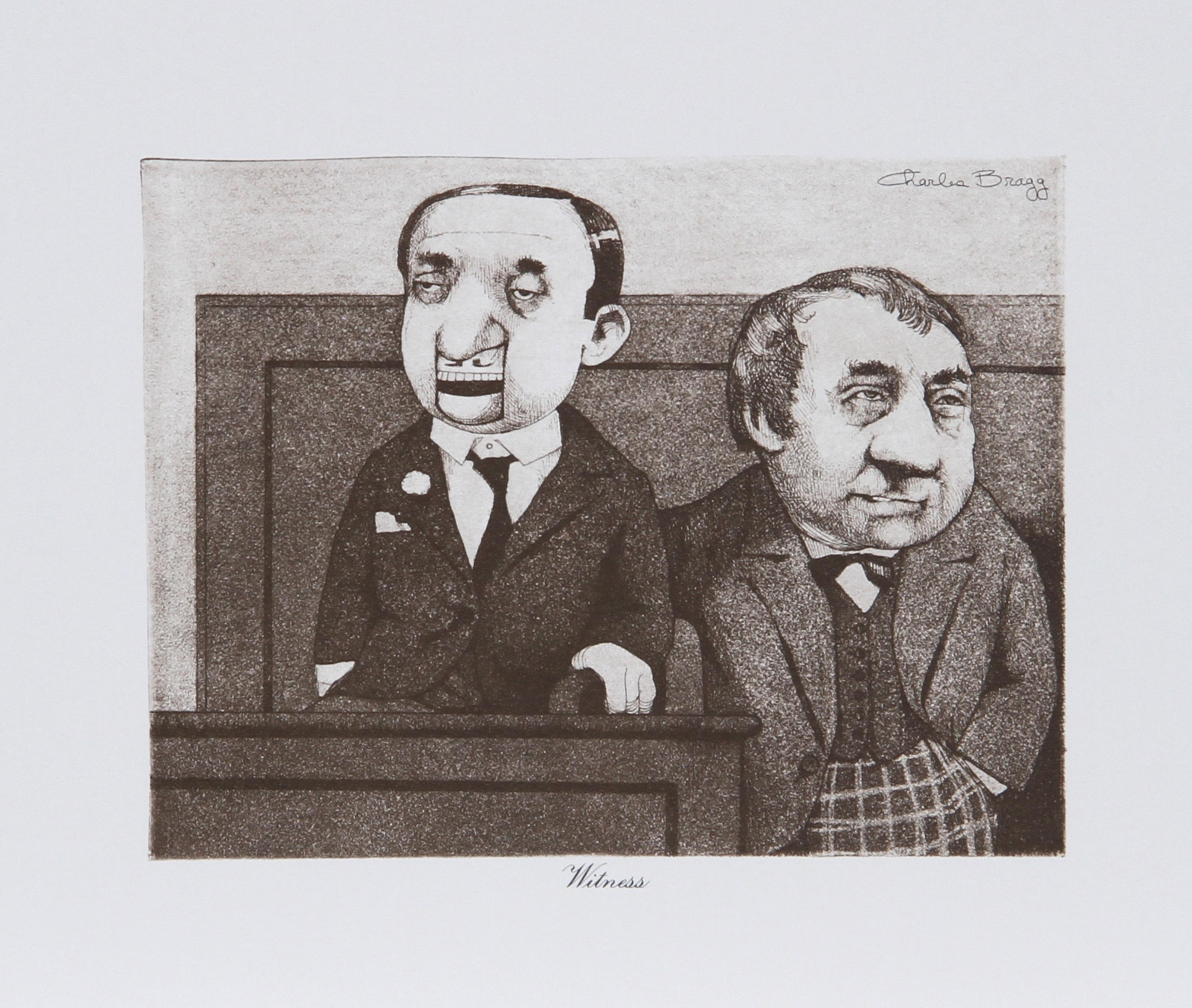 Testigo
Charles Bragg, estadounidense (1931-2017)
Fecha: 1976
Litografía
Tamaño de la imagen: 5,5 x 7 pulgadas
Tamaño: 29,21 cm x 36,83 cm (11,5 pulg. x 14,5 pulg.)