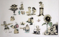 Charles Bragg Sketchbook I Signed Lithograph 190/300 Framed