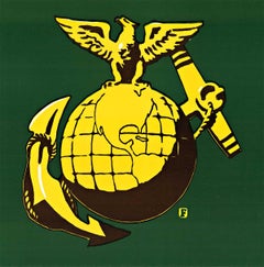 Original This Device Means U. S. Marines vintage WW1 poster