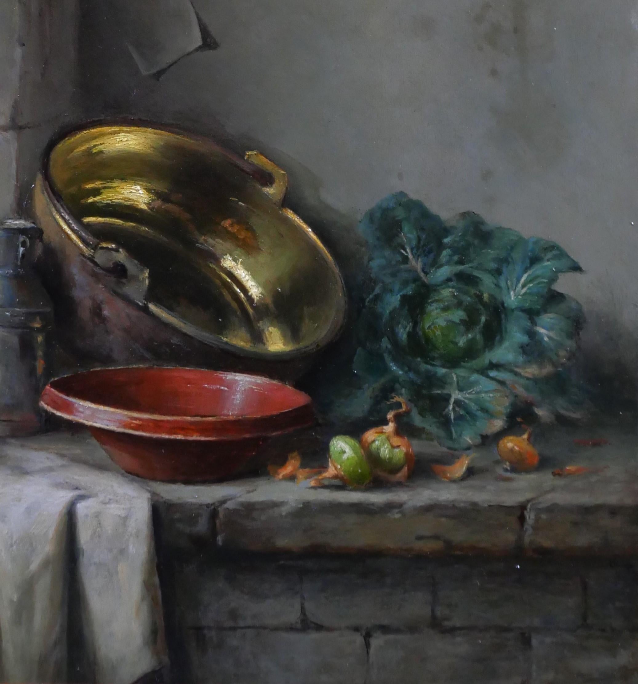 Still life with vegetables For Sale 2
