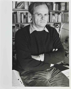 John Gregory Dunne - Playbill - Vintage Photograph by Charles Bush - 1960s