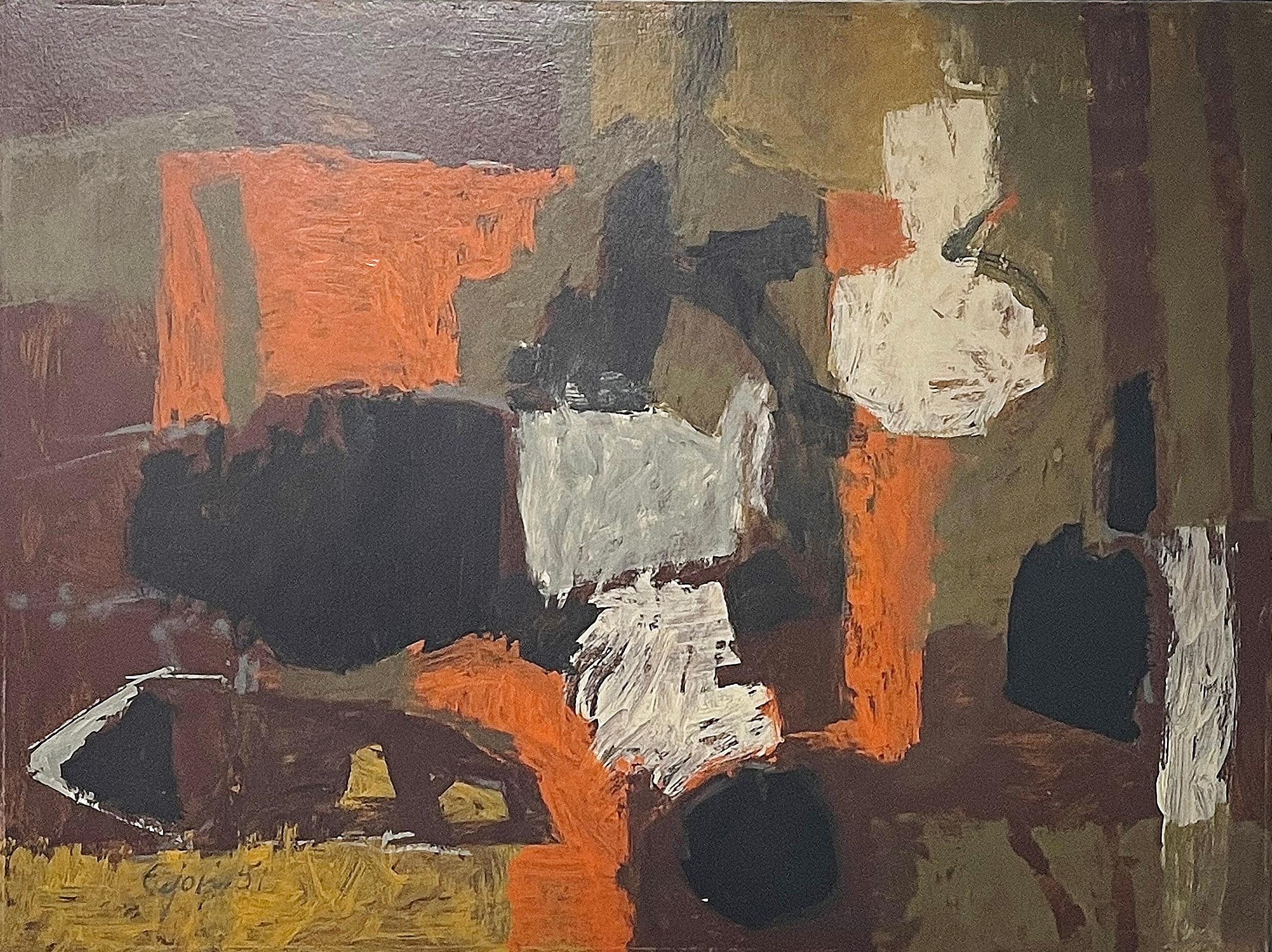 Charles Cajori Abstract Painting - Untitled