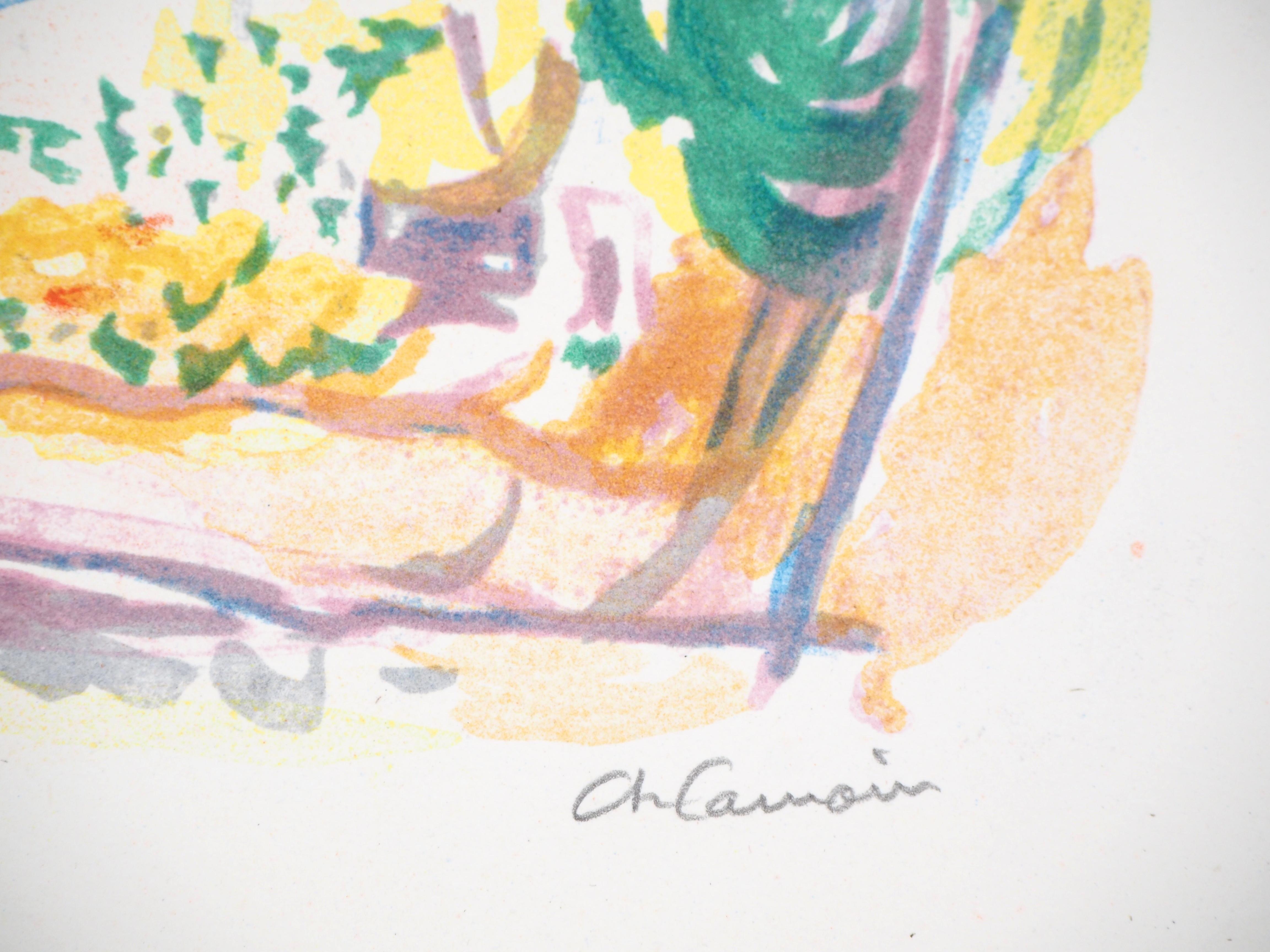 Sea Side - Original Lithograph - Signed - Print by Charles Camoin