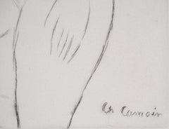 Nu debout - Gravure originale