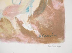 Wiping Nude - Original Lithograph - Handsigned