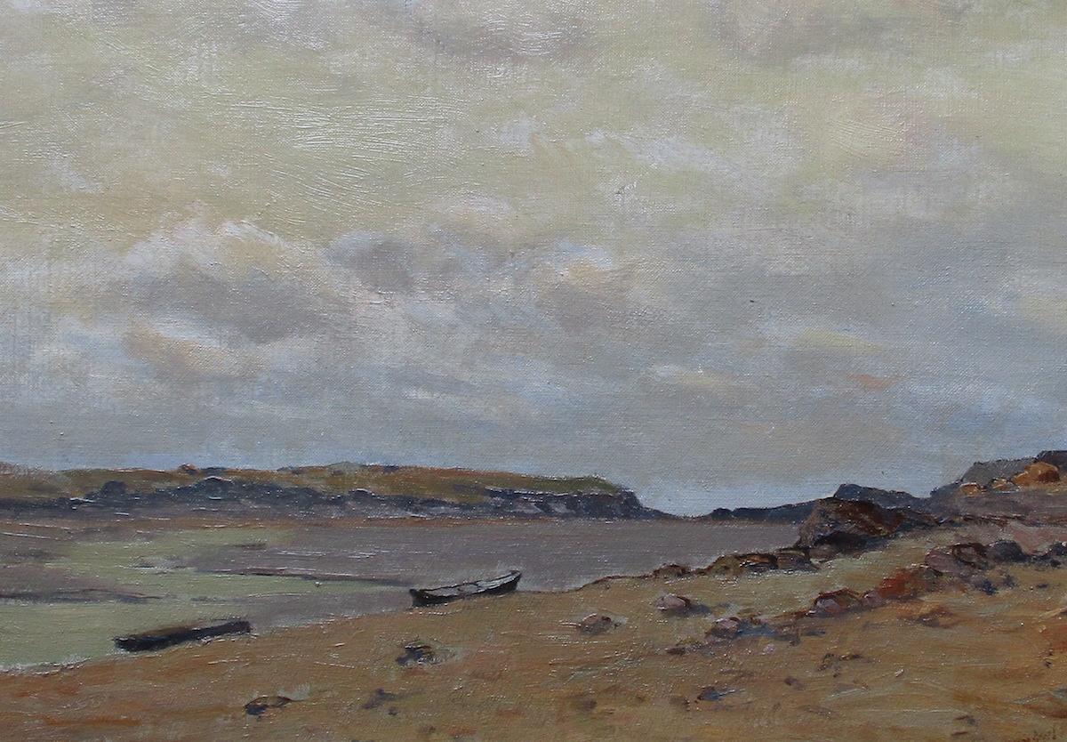 The Somme Bay, France - Painting by Charles Carlos-Lefebuvre