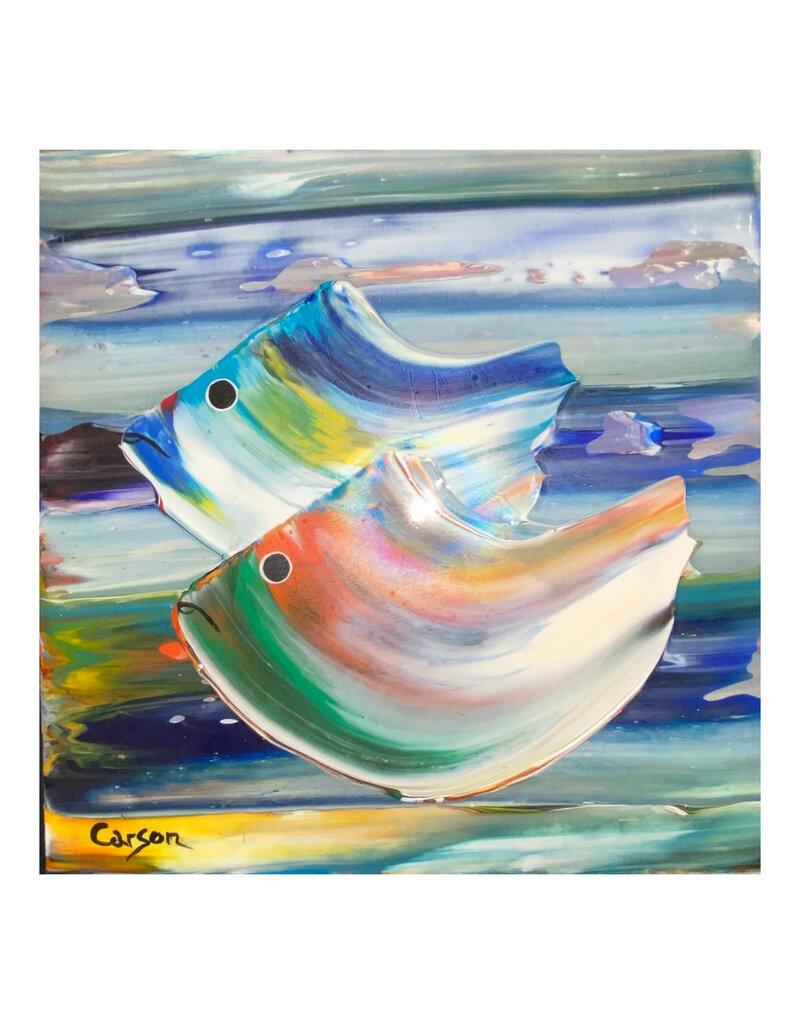Charles Carson Abstract Painting - Blue Ocean