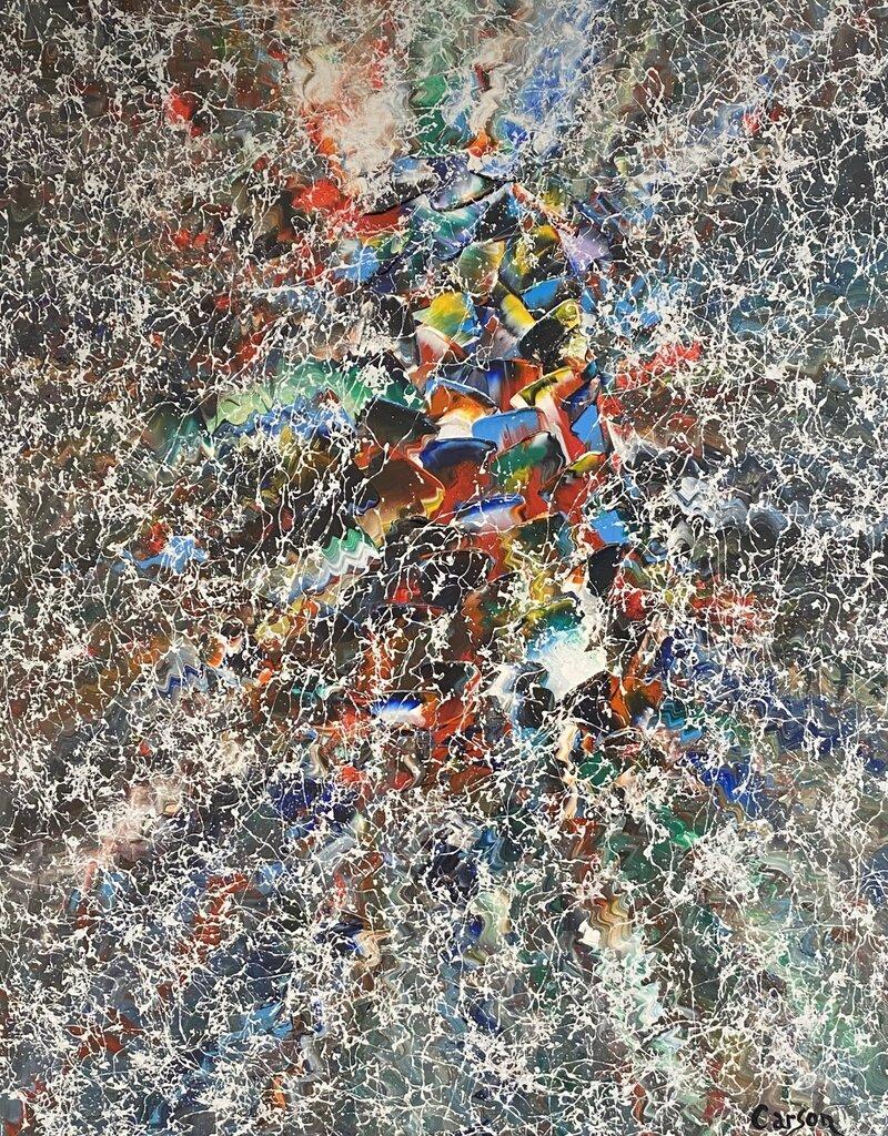 Abstract Painting di Charles Carson - Brise Hivernale