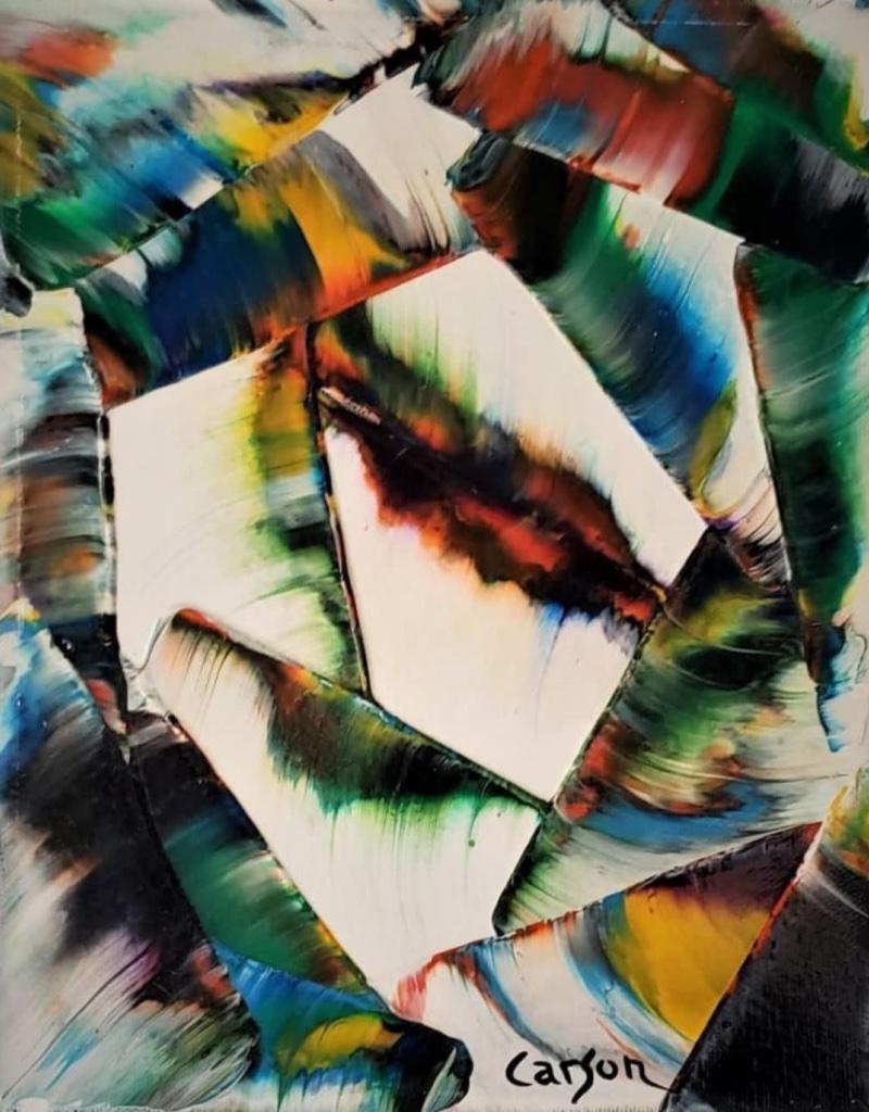 Charles Carson Abstract Painting – Farben in der Blütezeit