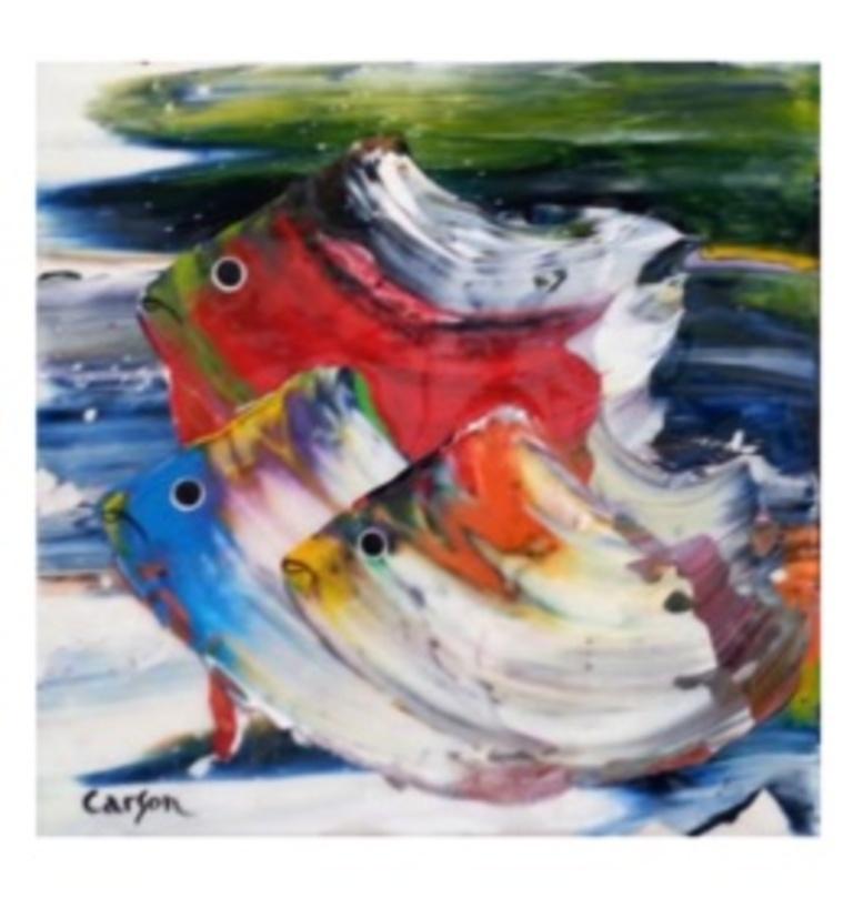 Abstract Painting di Charles Carson - Movimento En