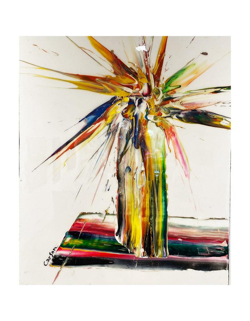 Charles Carson Abstract Painting - Nature en Transparence