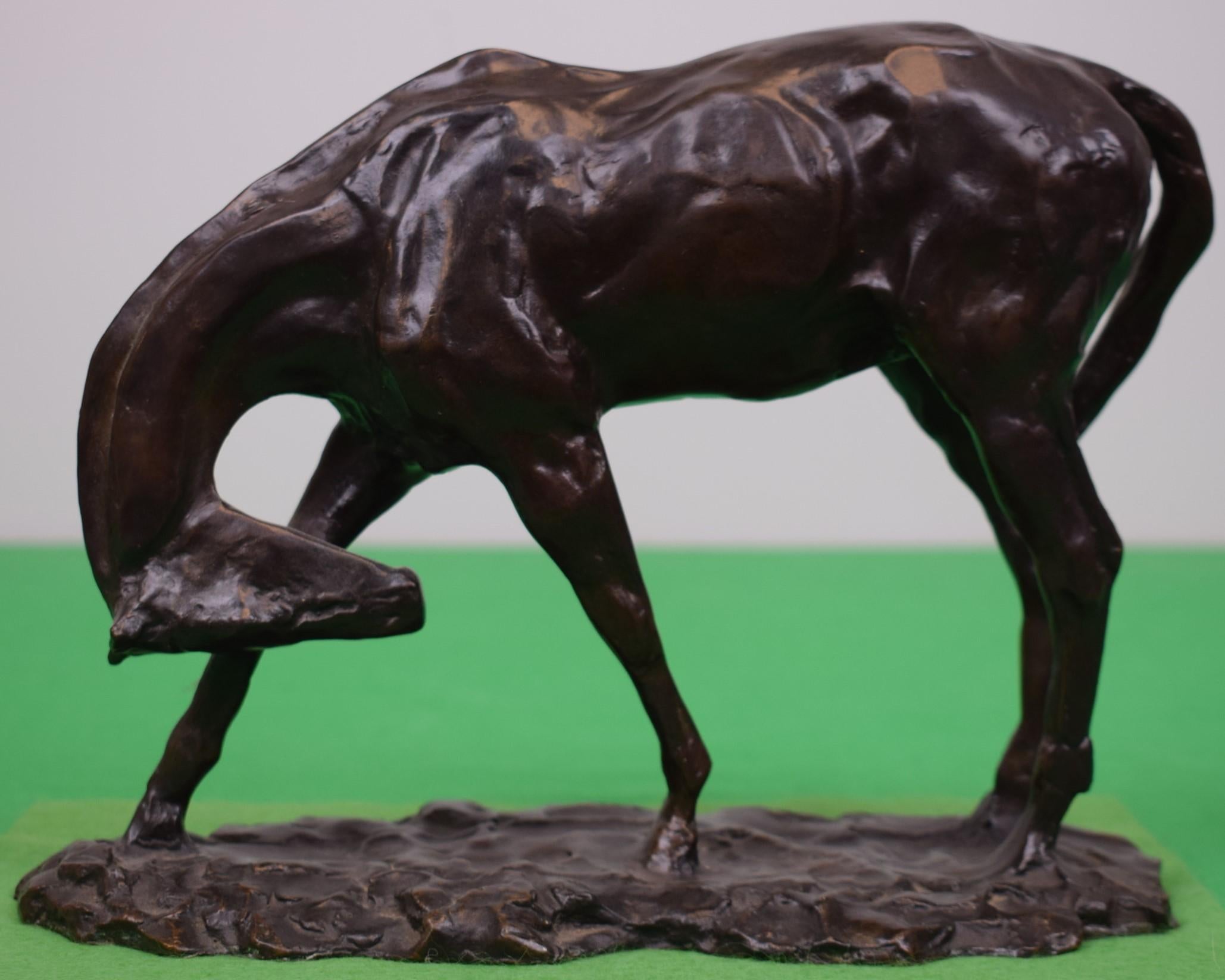 Charles Cary Rumsey (American, 1879-1922) Colt Scratching Bronze Sculpture