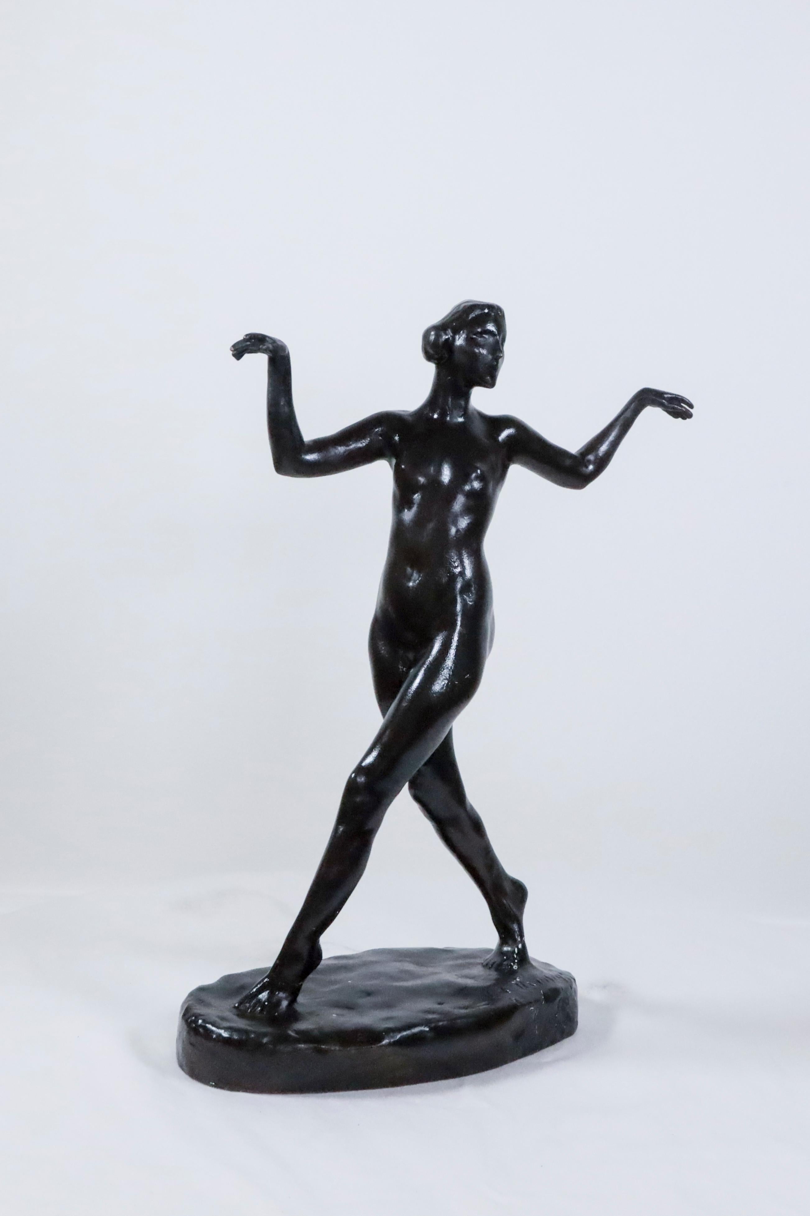 Bronze d'une femme dansant  « Femme dansante, 1910 » en vente 1